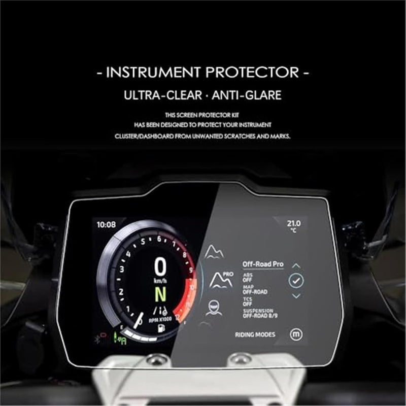 Wivplex Motorcycle Dashboard Screen Protector for Tiger 1200 - Image 2