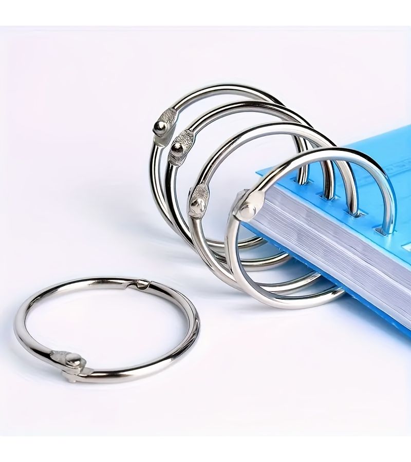 10 Pcs 0.79 Inch Heavy Duty Binder Rings for Office School Home - Image 1