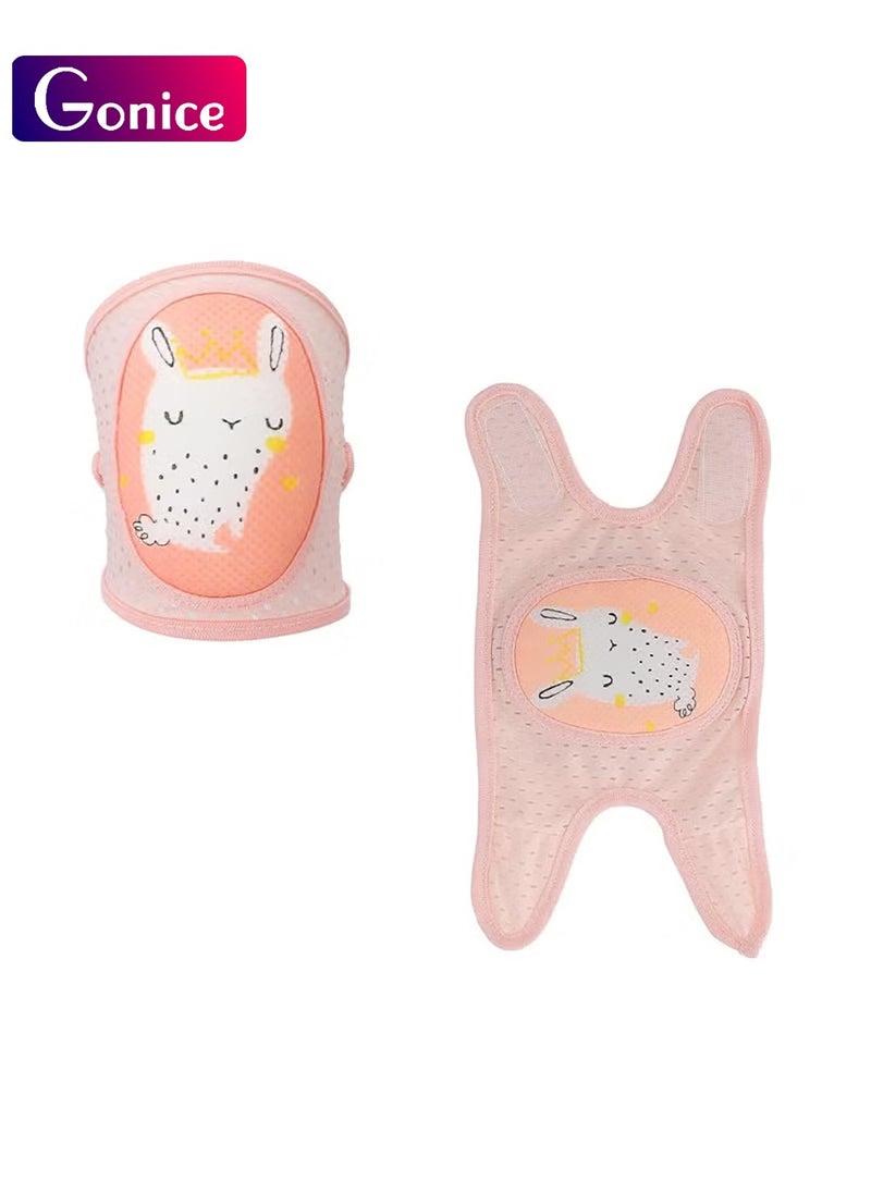 Gonice 1 Pair Baby Knee Pad Breathable Crawling Knee Protector Elastic Baby Toddler Kneepad for 0 to 4 Year Old Toddler Infant Girl Boy  - Image 1