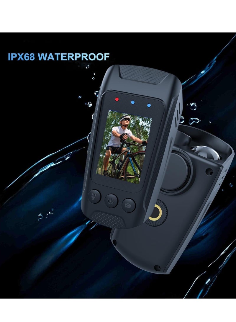 4K Ultra HD Action Camera with 20MP Photos, WiFi, Long Battery Life, IPX68 Waterproof, 2 Inch Screen, Anti-Shake for Outdoor Adventures