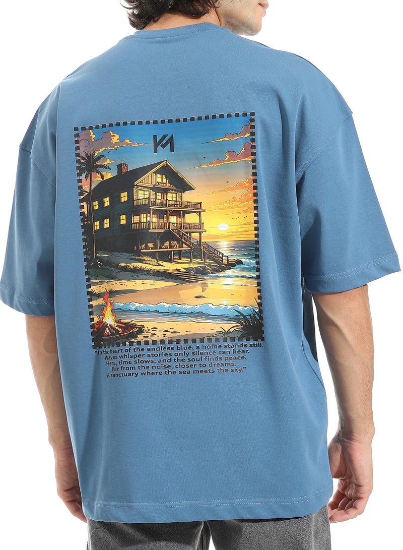 KM Escape To Nature Oversize T-shirt 100% Cotton - Image 1