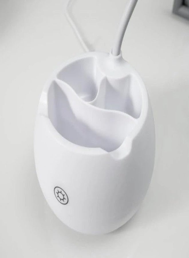 أسينشين مصباح مكتبي LED من أسينشن، مناسب للدراسة، مصباح ليلي محمول بإضاءة عالية ومتوسطة ومنخفضة، موفر للطاقة، رقبة مرنة، قابل لإعادة الشحن عبر منفذ USB، قطعة ديكور مثالية كهدية لغرفة نوم الأطفال أو غرفة الأطفال أو ديكور المنزل (متنوعة). - Image 4