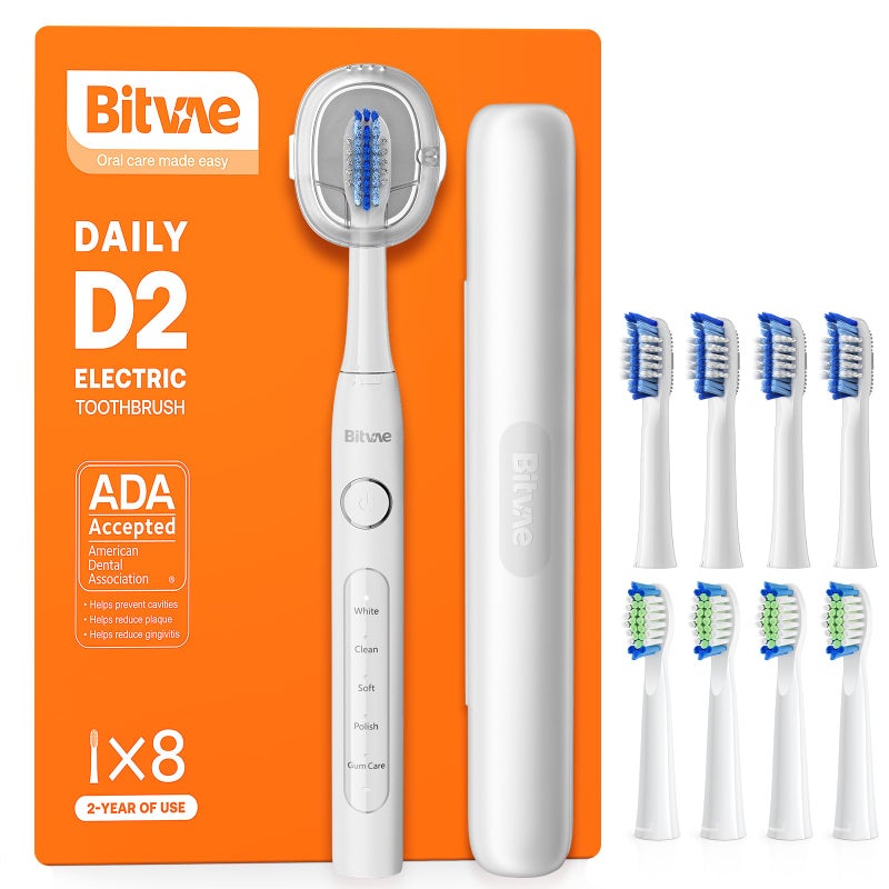 Bitvae Ultrasonic Electric Toothbrush - Rechargeable Sonic Electric Toothbrush - Image 1