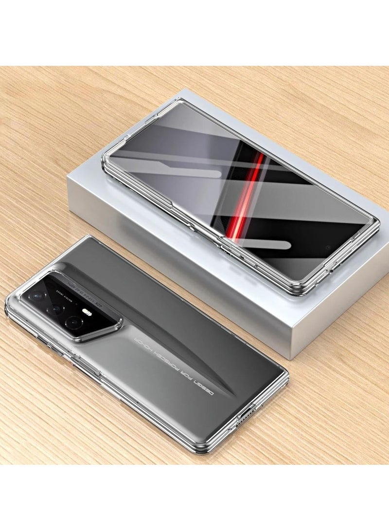 general Case Compatible with Honor Magic V2 RSR Porsche Design Phone Case, 360 Full Coverage AG Frosting Cover Comes with Glass Front Film Ultra-light and Ultra-thin Protective Case - Image 1