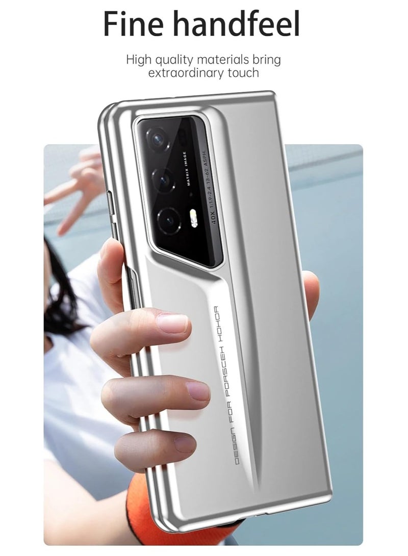 general Case Compatible with Honor Magic V2 RSR Porsche Design Phone Case, 360 Full Coverage AG Frosting Cover Comes with Glass Front Film Ultra-light and Ultra-thin Protective Case - Image 5