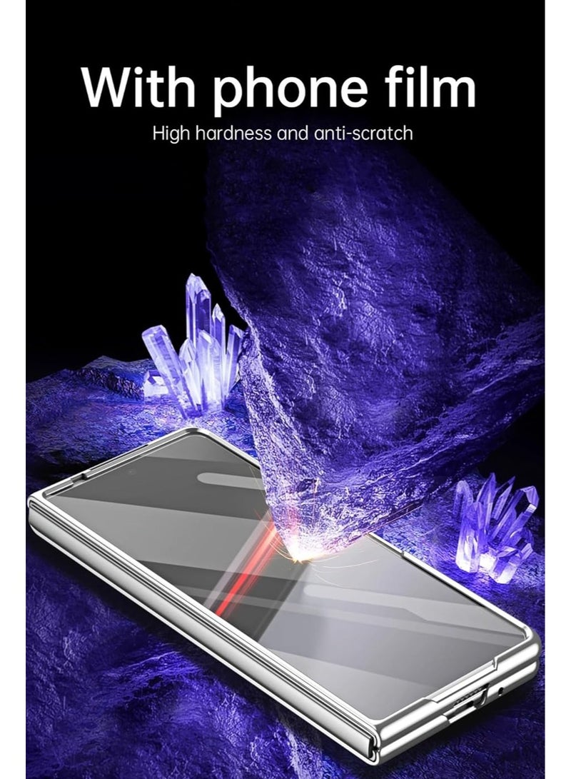 general Case Compatible with Honor Magic V2 RSR Porsche Design Phone Case, 360 Full Coverage AG Frosting Cover Comes with Glass Front Film Ultra-light and Ultra-thin Protective Case - Image 4