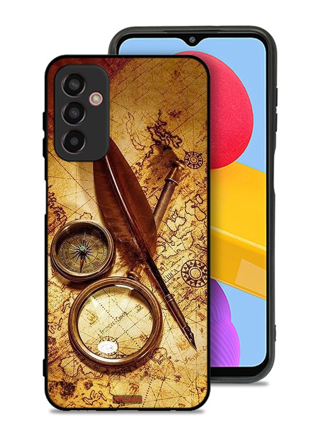 Tolwak Samsung Galaxy F13 Protective Case Cover Vintage Compass - Image 1