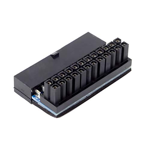 JSER ATX 24Pin Female to 24pin Male 90 Degree Power Adapter Compatible for Mainboard Motherboard Desktops PC Supply - Image 4