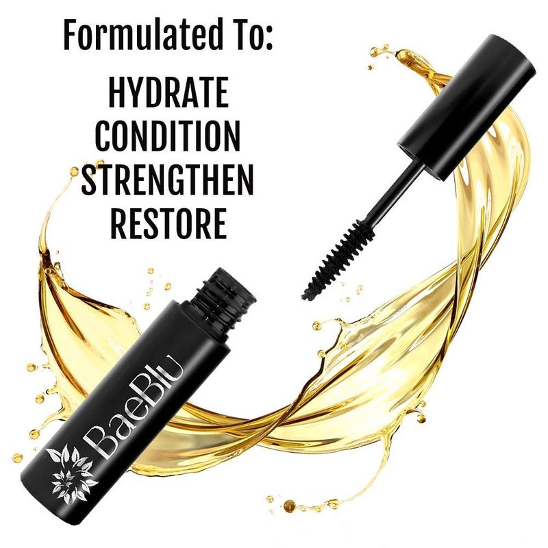 BaeBlu Organic Mascara and Lash Conditioner, Long and Healthy Lashes, Non-Irritating 100% Natural Formula, Black - Image 5