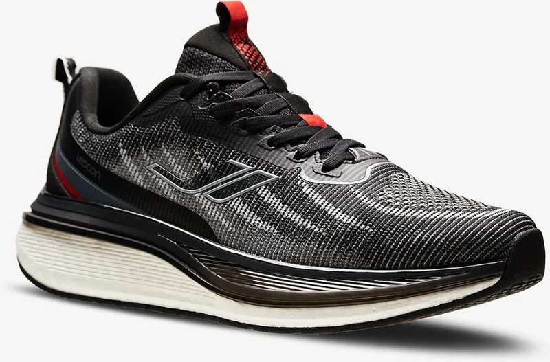 ليسكون Fiji Men's Professional Running Shoes Black - Red