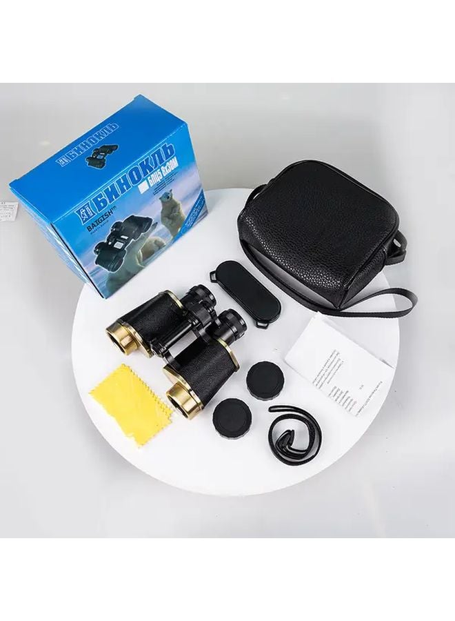 Brass Binoculars 8x30 For Bird Watching Travel Concert Outdoor Sports With Case - Image 3