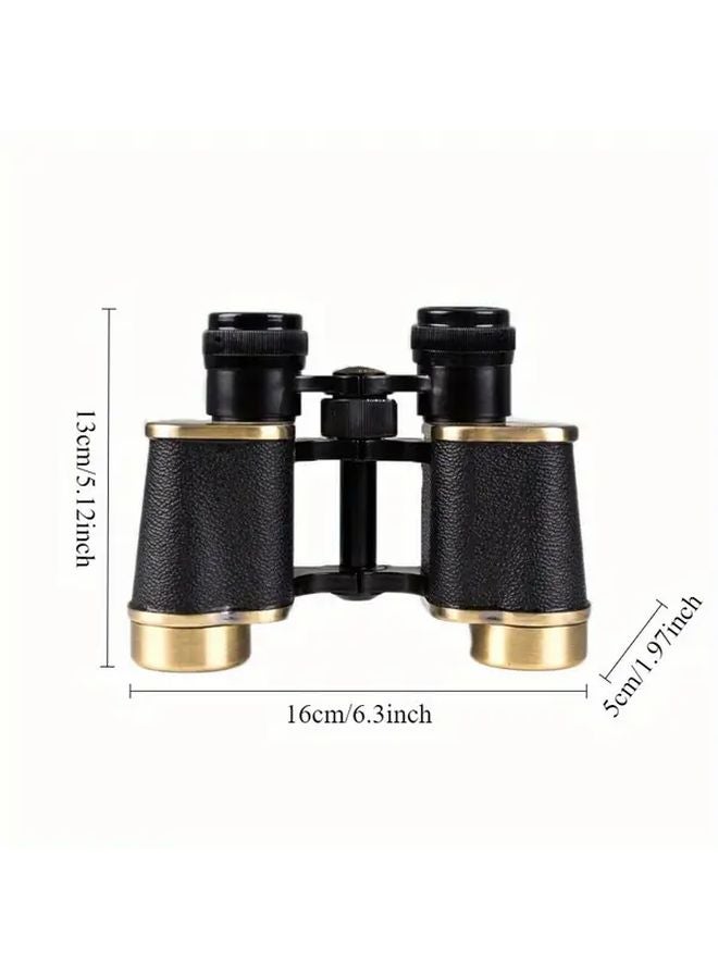 Brass Binoculars 8x30 For Bird Watching Travel Concert Outdoor Sports With Case - Image 4