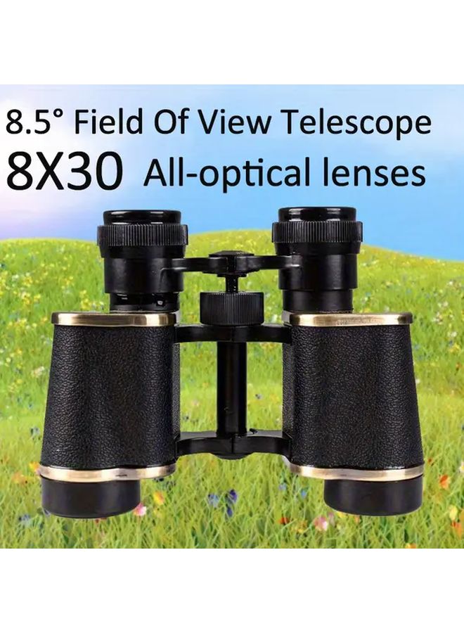 Brass Binoculars 8x30 For Bird Watching Travel Concert Outdoor Sports With Case - Image 2
