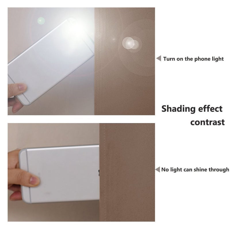 NICETOWN Total Blackout Panels for Nursery, Super Soft, Heavy Duty and Thick Window Treatment Curtains 63 inches Long with Black Lined for Basement, (1 Pair, Cappuccino, 52 inches Wide Each Panel) - Image 3