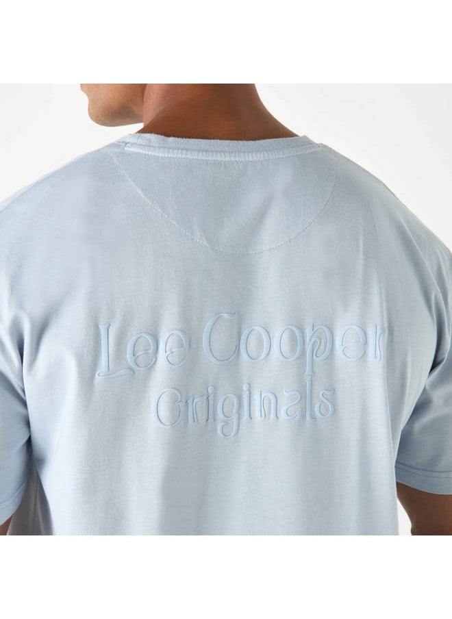 Lee Cooper Lee Cooper Printed T-shirt with Crew Neck and Short Sleeves  - Image 4