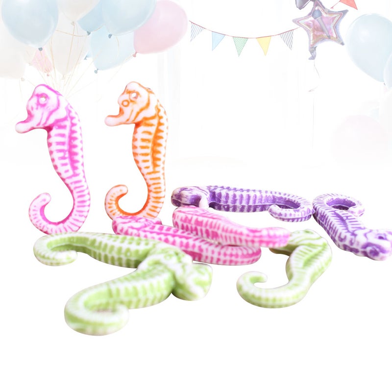 pcs Resin Miniature Seahorse Landscape DIY Kit Plant Pots Bonsai Craft Decor (Random Color) - Image 4