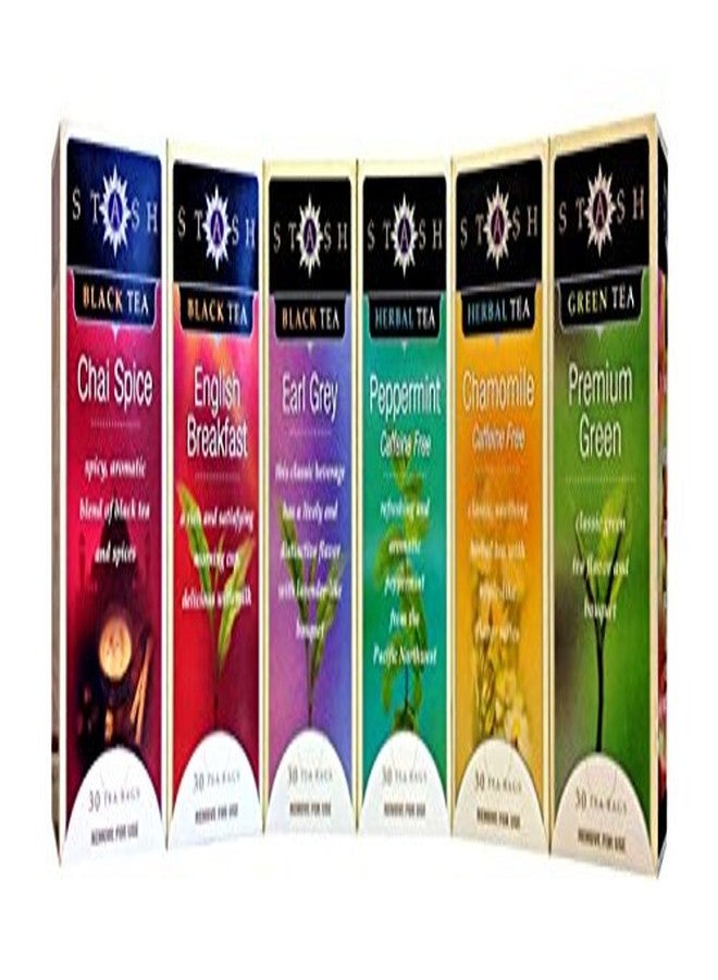 Stash Tea - 6 Flavor Assorted Tea Collection - 30 Tea Bags Each - Image 2