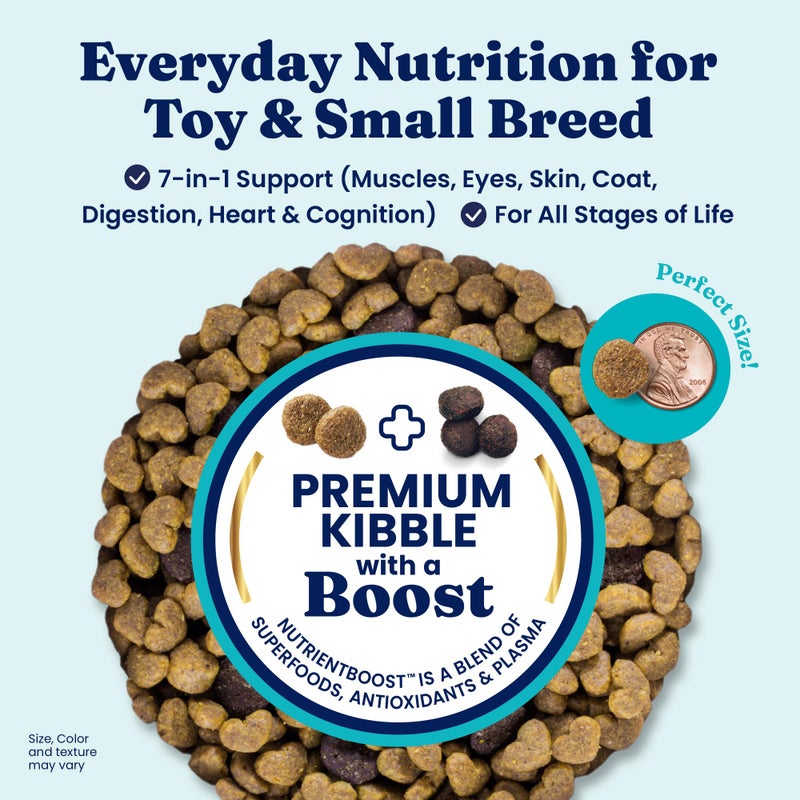 Solid Gold Toy & Small Breed Dog Food Dry Small Bites â€“ Bison Healthy Whole Grain Dogfood â€“ High Fiber Healthy Dog Kibble w/Probiotics for Gut Health â€“ NutrientBoostâ„¢ â€“ 3.75 lb - Image 2