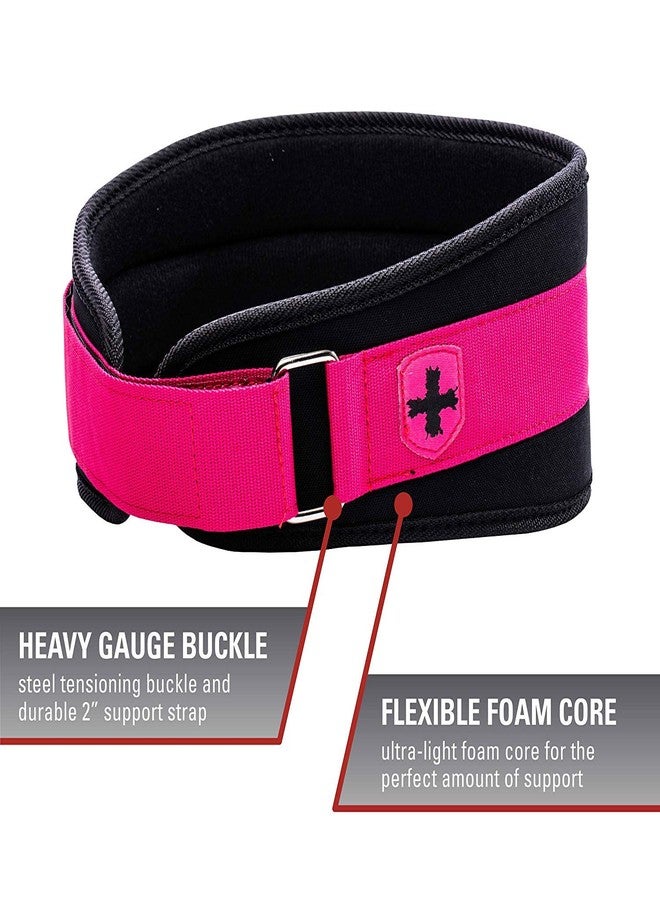 Harbinger Women's Training Belt Lifting Belt, pink - Image 3