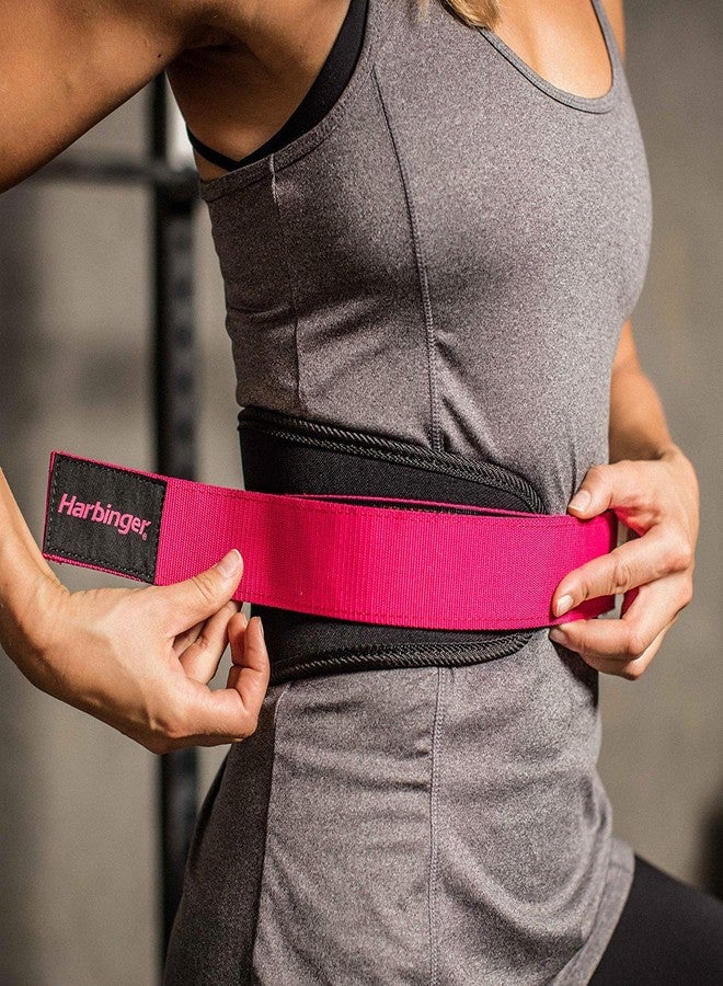 Harbinger Women's Training Belt Lifting Belt, pink - Image 4