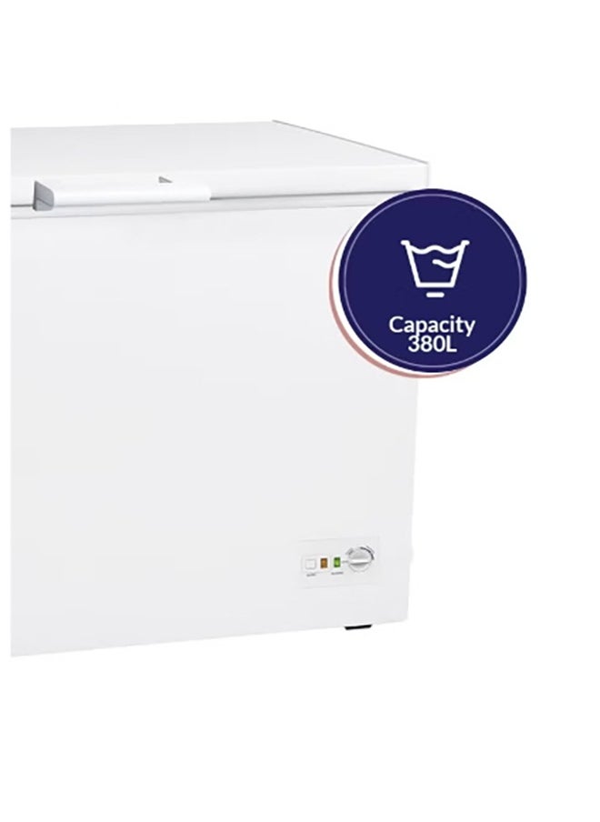 Arrow Chest Freezer 380L 13.4 Cu.Ft  with Multi Air Flow, No Frost Cooling, LED Lighting, Energy Saving, White Finish | RO-500F  - Image 3