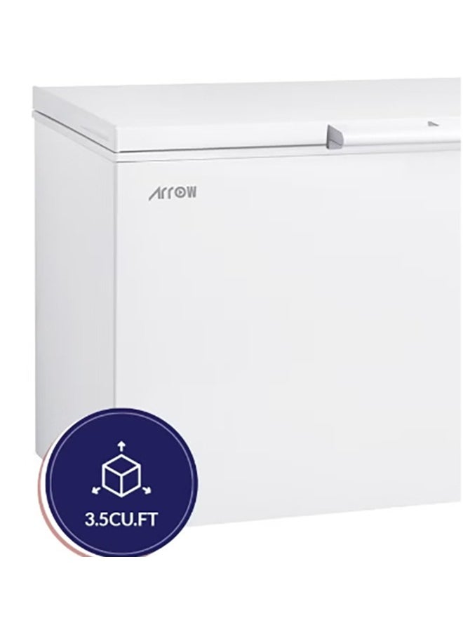 Arrow Chest Freezer 380L 13.4 Cu.Ft  with Multi Air Flow, No Frost Cooling, LED Lighting, Energy Saving, White Finish | RO-500F  - Image 5