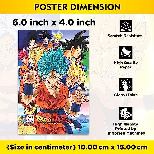 Twinster Aesthetic Anime Wall Stickers Collage Kit,Set of 63 Poster for Room Decoration, Home Décor Items for Anime Lovers Self-Adhesive Size:4.0x6.0 Inches - Image 2
