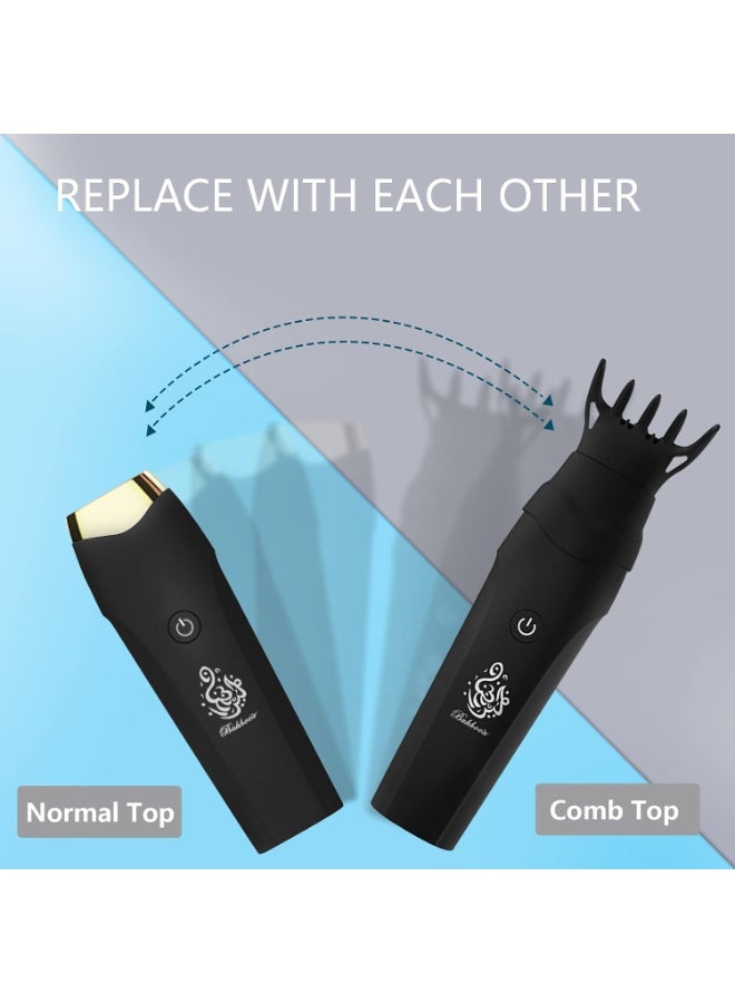 مبخرة بخور كهربائية قابلة لإعادة الشحن، موزع عطر للعود والعطور العربية، تصميم محمول للسفر - Image 3