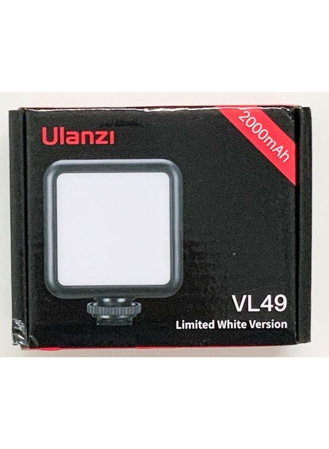 ULANZI VL49 2000mAh LED Video Light W 3 Cold Shoe Rechargeable Soft Light Panel Portable Photography Lighting For DJI OSMO Sony DSLR Canon Camera GoPro - view 5