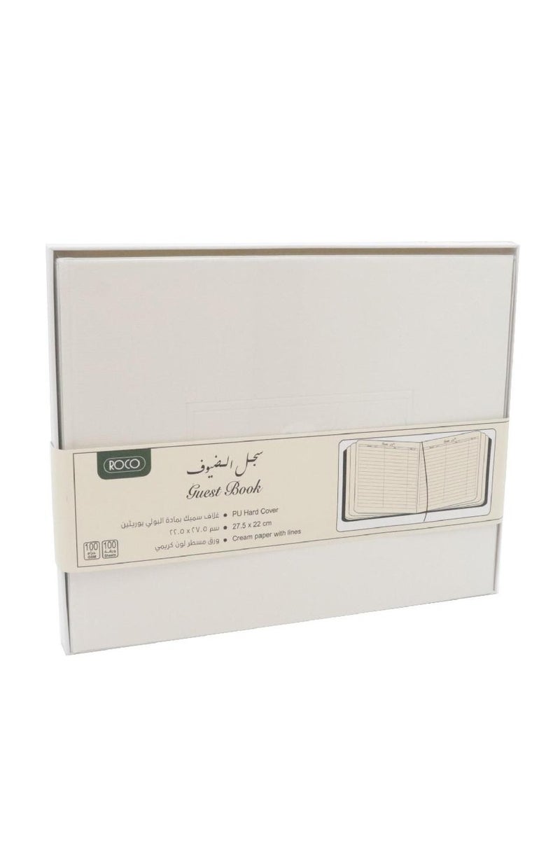 ROCO Visitors Book 200 Pages Sand - Image 1