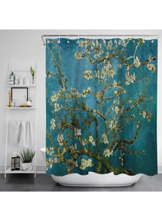 Cross Border Van Gogh Art Shower Curtain Bathroom 3D Printing Waterproof Fabric With Hook Decoration Bathtub Waterproof Curtain - pzsku/ZAB7D680E97513A4AAC7DZ/45/_/1738383253/e3cca9c8-f5d6-4082-83aa-eb6adc8df8c1