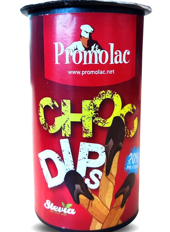 Promolac Choc Dips 20% Protein, 1 Piece, Contains 20% Protein, Sweetened With Stevia