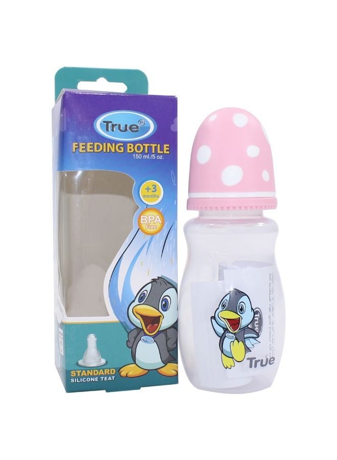 ترو زجاجة قياسية حقيقية مع حلمة سيليكون 150 متر