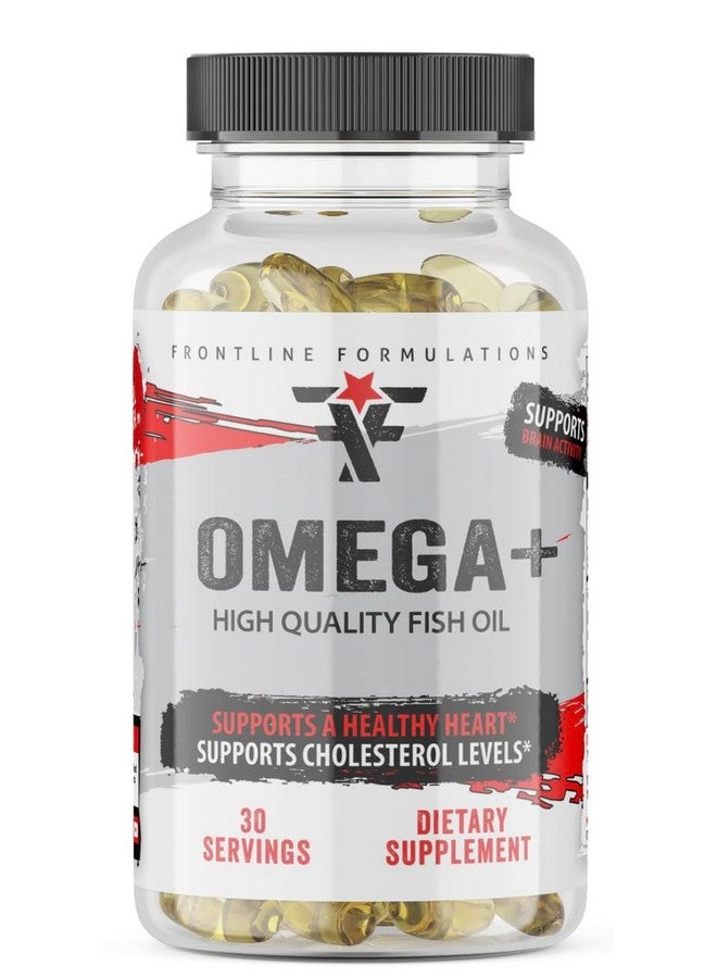 FRONTLINE FORMULATIONS Essentials, Train Harder, Recover Faster, Increase Endurance, Veteren Owned and Operated (Omega+) - Image 1