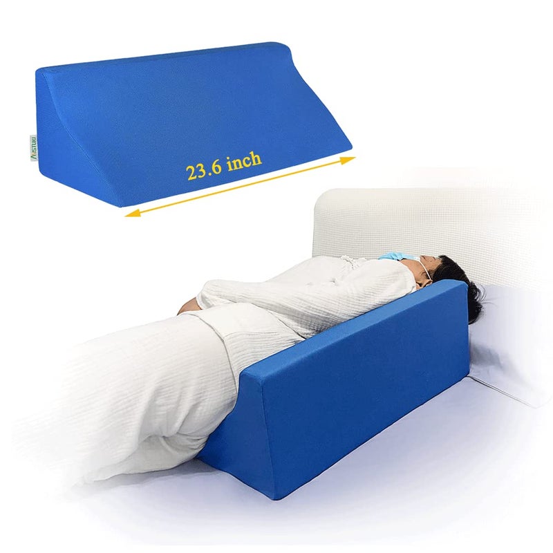 Mistuki Wedge Pillow for Bed Sores Positioning Elderly Medical Bolsters Incline Foam Body Positioners Wedge Back Support Pillows After Surgery Pregnancy Side Sleeping Prevent Back Pain 2362 Inch