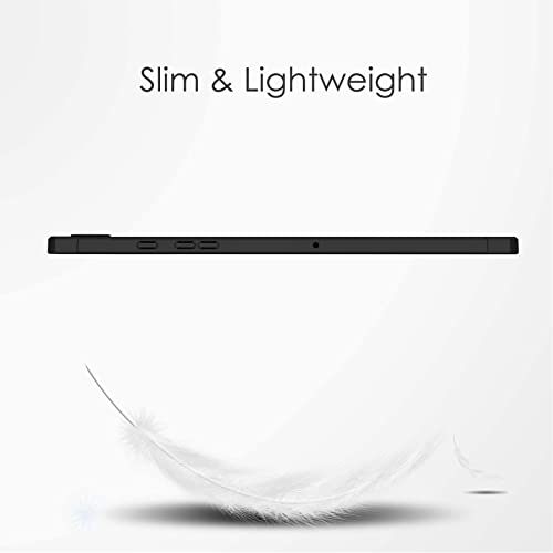 ProElite Cover for Samsung Galaxy Tab A9 Plus 11 inch Cover Case, Smart Flip Case Cover for Samsung Galaxy Tab A9+ 11 inch with S Pen Holder, Black [Transparent Back] - Image 4