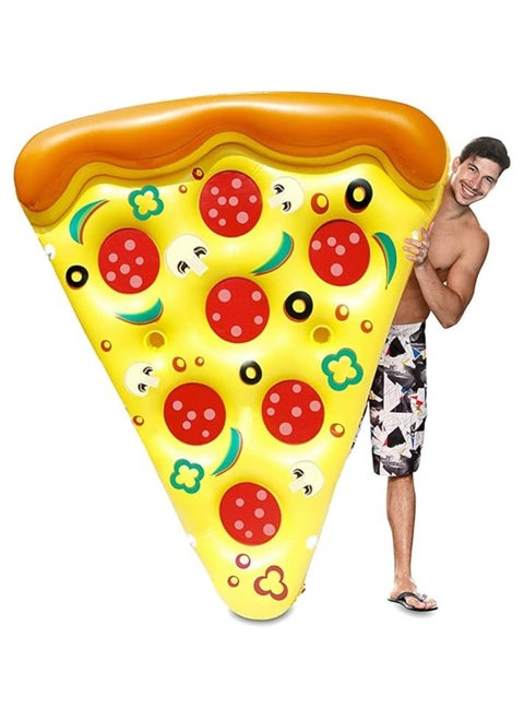 Inflatable Pool Float Water Floating Hammock Swimming Pool Beach Floats Swimming Party Toy Summer Pool Raft Big Swimming Floating Bed/Air Mattress Swimming Float - PIZZA