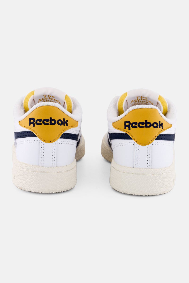 Reebok Kids Boys Club C Revenge Lace Up Tennis Shoes, White  - Image 4