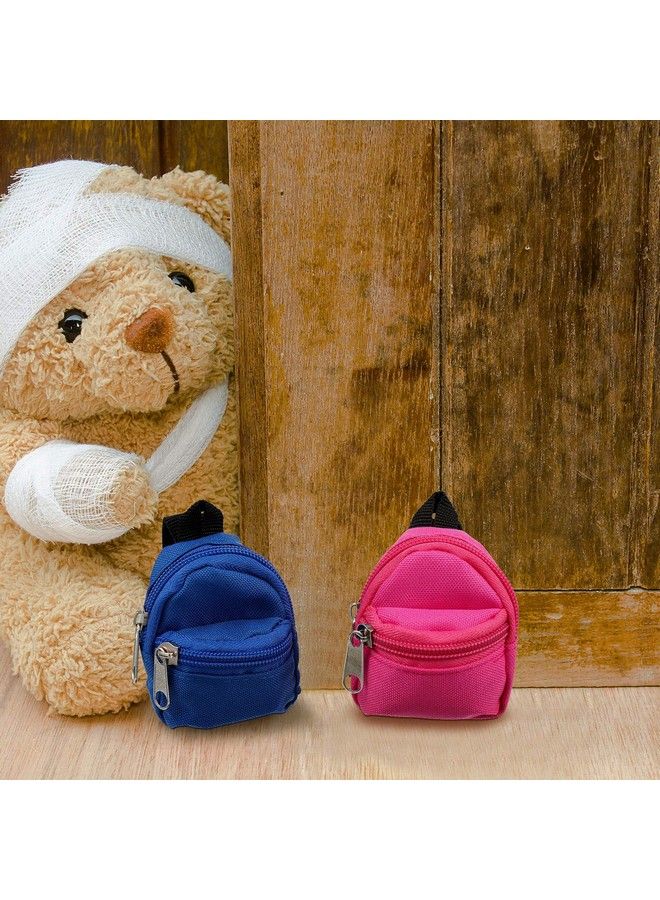 Skylety 10 Pieces Doll Backpacks Doll Bags Mini Zipper Doll Backpacks Cute School Bags Doll Accessories Toy Supplies For Doll Play Sets  - Image 4
