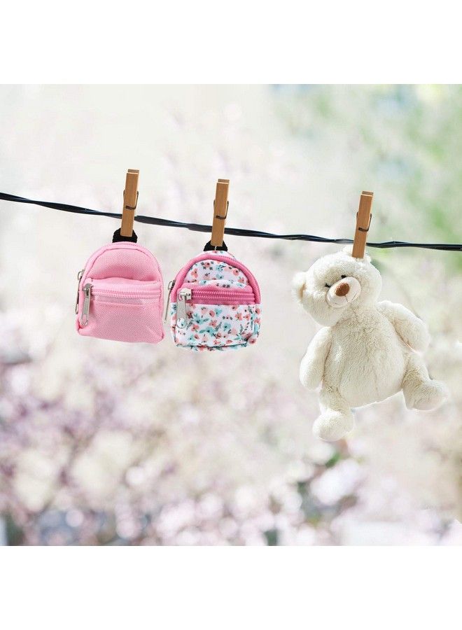 Skylety 10 Pieces Doll Backpacks Doll Bags Mini Zipper Doll Backpacks Cute School Bags Doll Accessories Toy Supplies For Doll Play Sets  - Image 5