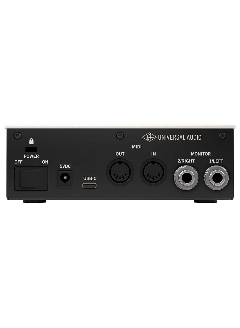 Universal Audio 1-in/2-out USB-C Audio Interface with 1 Preamp, 24-bit/192kHz AD/DA, MIDI I/O, and Software Bundle - Mac/PC/iOS - Image 3