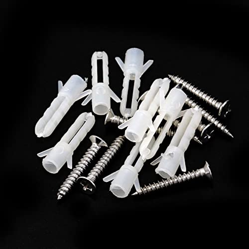 Antrader 8Pcs Clear Standoffs, 1/2" x 1/2" Acrylic Standoff Screws, Wall Sign Standoff Mounting Hardware,Advertising Glass Standoff Nail - Image 5