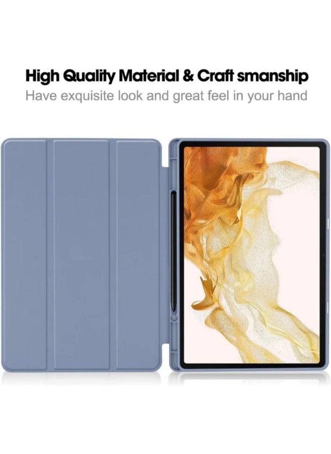 Protect PROTECT Protective Tablet Cover for Samsung Tab S10 Ultra | Trifold Stand, Auto Wake/Sleep, Silicone, Pencil Slot, Blue – Model: PSTS10UBLU  - Image 5