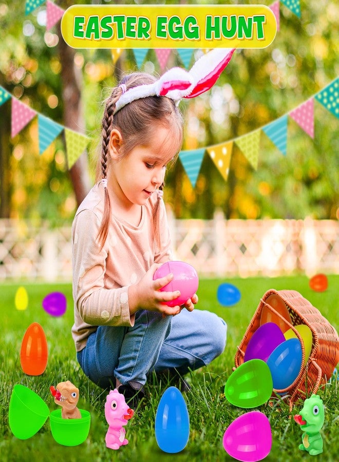 CHILDGO ألعاب ديناصورات عيد الفصح من تشايلدجو للأطفال، عبوة من 6 بيضات عيد الفصح محشوة بألعاب ضغط على شكل لسان ديناصور، ألعاب مسلية ومبتكرة للأولاد والبنات، مثالية لفعاليات البحث عن بيض عيد الفصح، وحشو السلال، وتوزيعات الحفلات. - Image 3