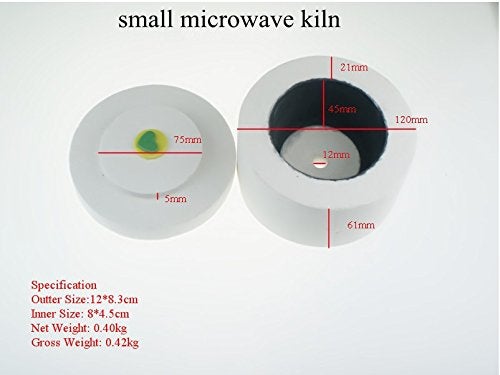 Love Charm Small Microwave Kiln Kits 10pcs Set Glass Fusing for Jewelry Making Tools - Image 3