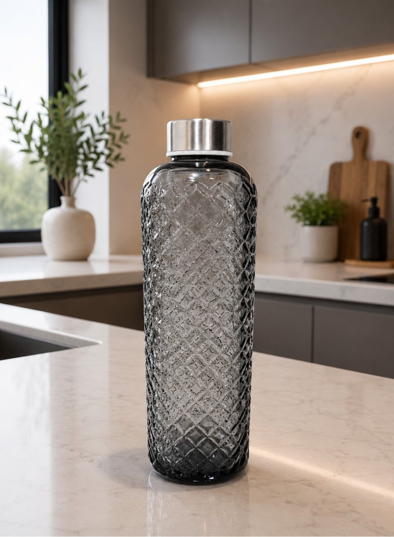 Imported Glass water bottle 1 liter