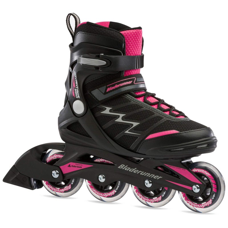 Bladerunner by Rollerblade Advantage Pro XT Womens Adult Fitness Inline Skate Black and Pink Inline Skates 10