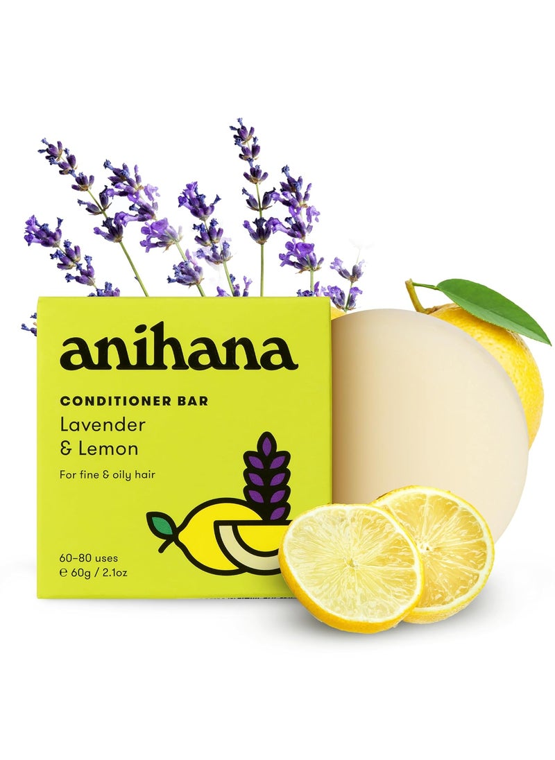ANIHANA - ANIHANA Conditioner Bar for Thin Fine Oily Hair Gives Hair Volume & Body Natural Healthy Look and Shine Paraben Free Lavender and Lemon 2.1 oz - Image 1