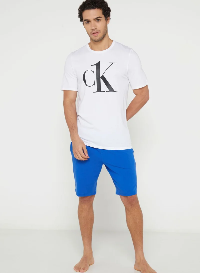 CALVIN KLEIN Logo Crew Neck T-Shirt