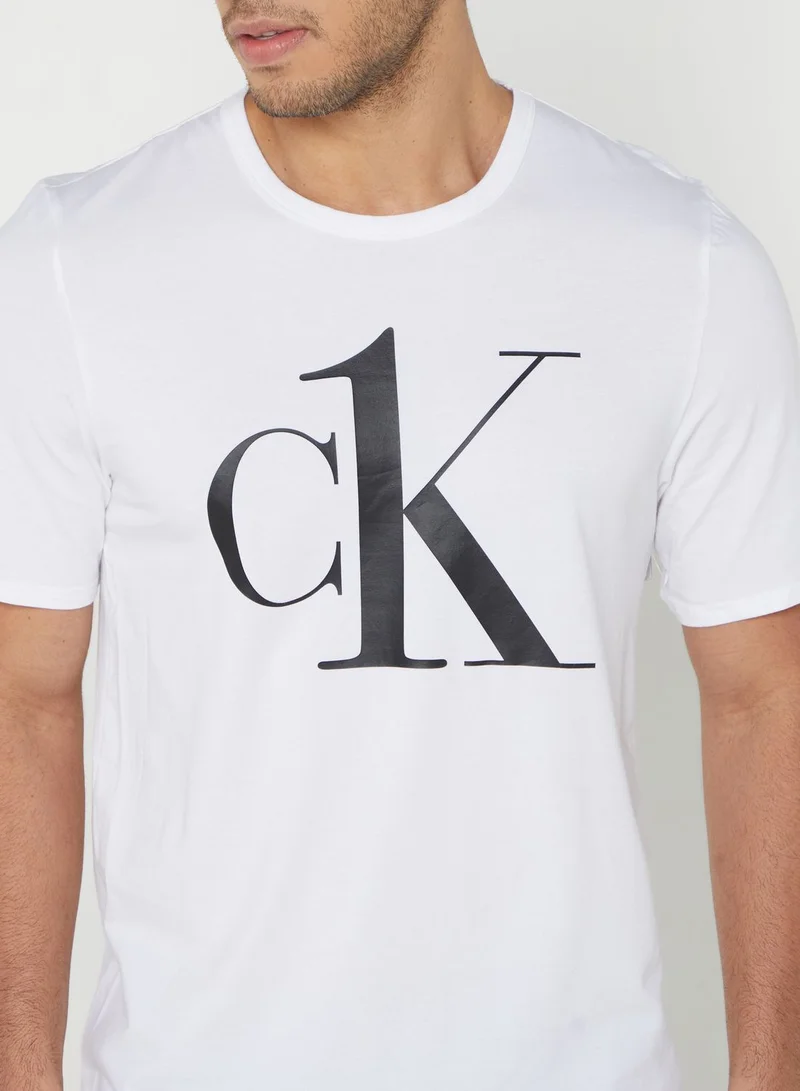 CALVIN KLEIN Logo Crew Neck T-Shirt